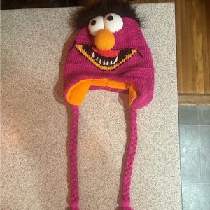 Animal from the Muppets hat one size fits all